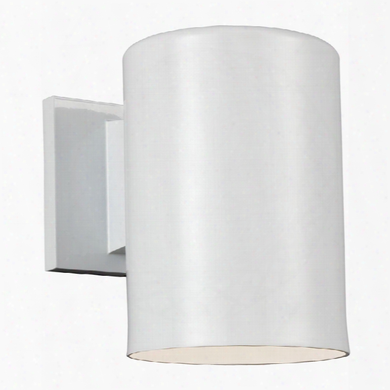 Sea Gull Lighting 83l3901ble-15 Bullets Cast Al Outdoor Wall Sconce White