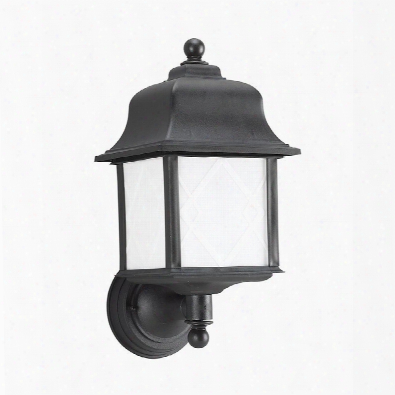 Sea Gull Lighting 88113ble-12 Harbor Point Outdoor 1-light Wall Lantern Black