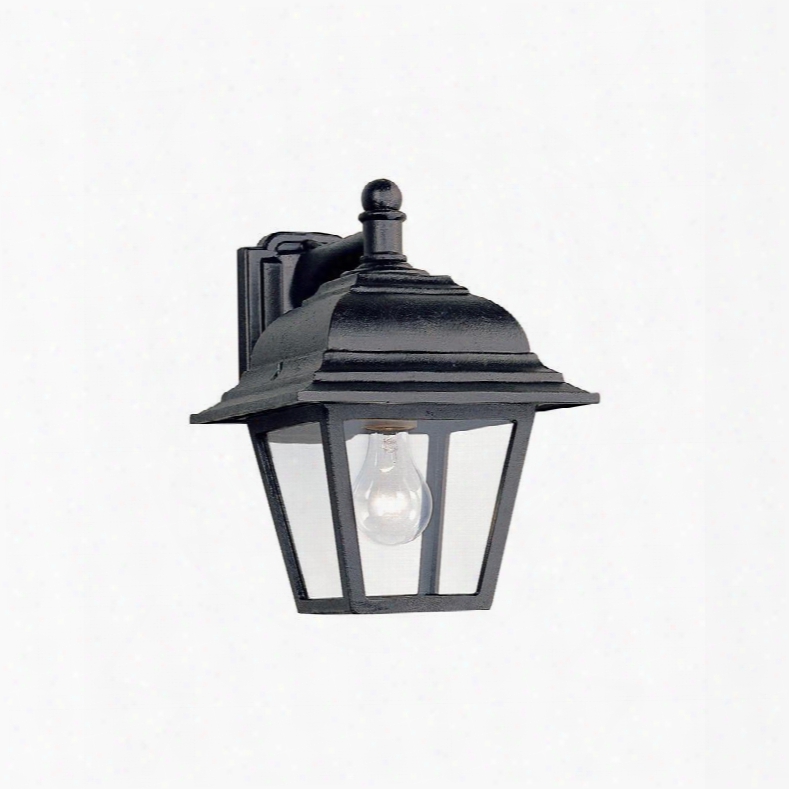 Sea Gull Lighting 8816-12 Bancroft Outdoor 1-light Wall Lantern Black Finish