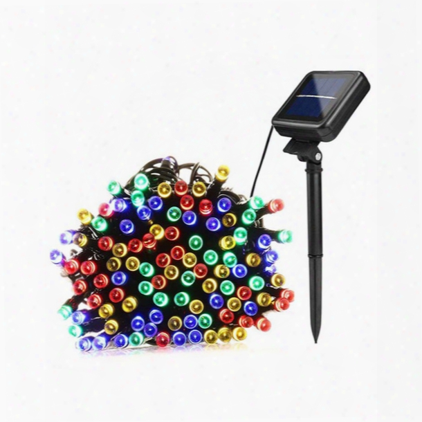 Solar Lamps Led String Lights 100/200 Leds Outdoor Fairy Holiday Christmas Party Garlands Solar Lawn Garden Lights Waterproof