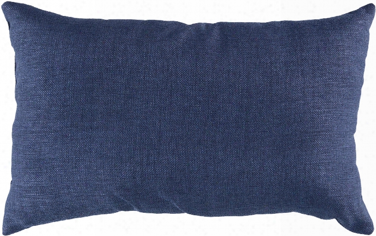 Storm 13" X 20" Outdoor Pillow In Navy Design By Surya