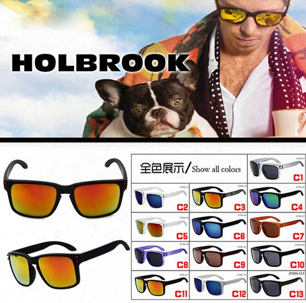 Summer 13colors Options Fashion Sunglasses Women Sports Sun Glasses Holbrook Men Brand Designer Outdoors Glasses Uv400 Free Shipping