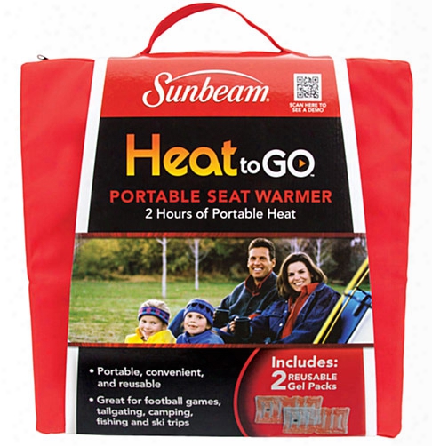 Sunbeam Ssgp310-35 Heat To Go Portable Warming Stadium Seat, Garnet