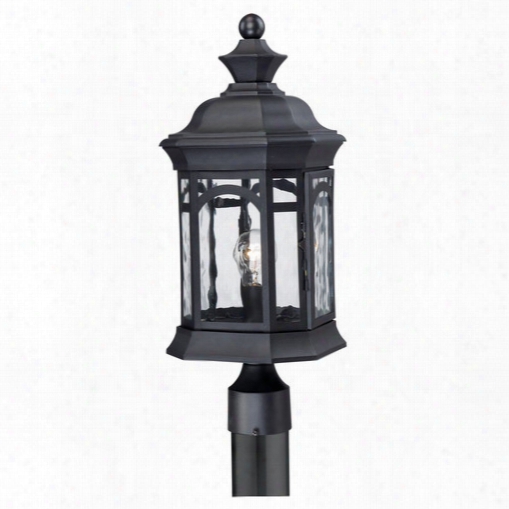 Thomas Lighting 190240030 Monaco 1-light Outdoor Post Lantern,  Black
