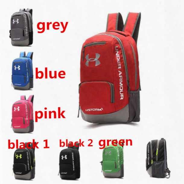Ua Backpack Casual Hiking Camping Backpacks Waterproof Travel Outdoor Bags Teenager School Bag Makeup Bags Shipping