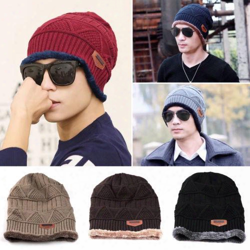 Unisex Winter Warm Hip Hop Skullies Beanie Men Women Knitted Hat Causal Outdoor Warm Cap 200 Pcs Yya273