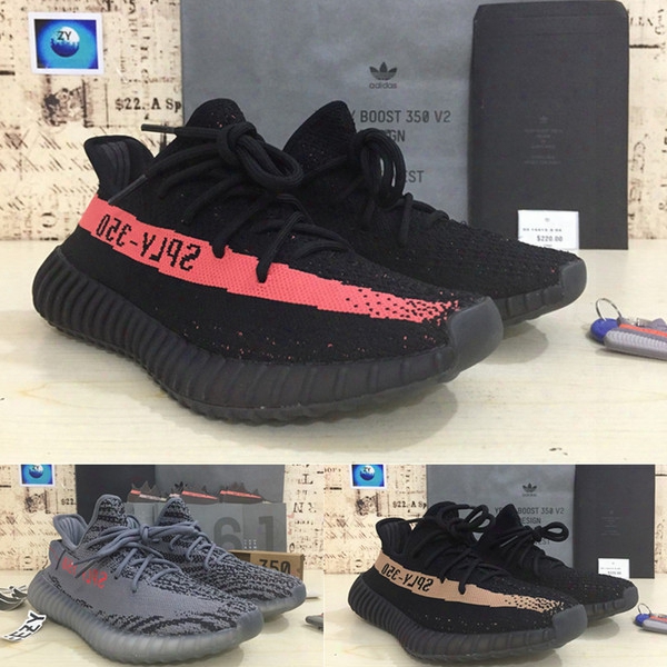 Wholesale 2017 Adidas Mens Yeezy Boost 350 V2 Kanye West Shoes Womens Running Shoes For Men Sply-350 Free Shipping