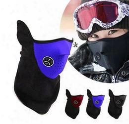 2016 Neoprene Neck Half Face Ski Warmer Mask Outdoor Sports Mask Cycling Motorcycle Ma Sk Domire Unisex Dustproof Windproof Half Face Hood