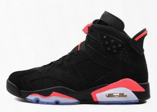 2016 New Basketball Shoes,trainers Shoes Sneakers Boots,infrared Retro 6 Shoe,gs Valentine&#039;s Day Hoe,black Infrared Shoe