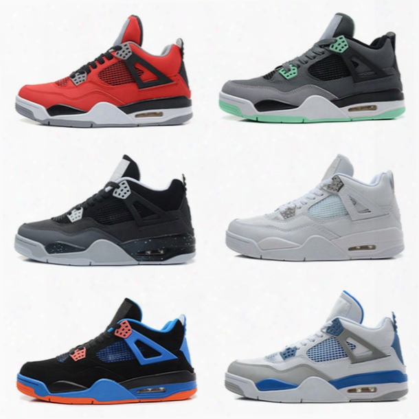 2017 Air Retro 4 Iv Eminem Basketball Shoes For Men Black Denim Undefeated High Quality Encore Blue Olive Green Mens Version 41-47