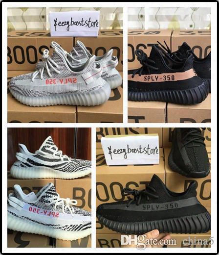 2017 Colors Best Quality Sply 350 V2 Boost Zebra Cblack Red Running Shoes Boost Mens Sneakers Us Size 6-13 Keychain+socks+bag+receipt+boxes