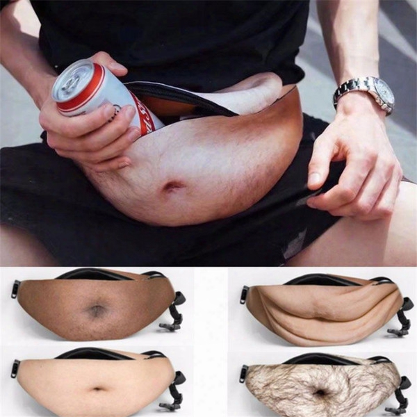 2017 New Anti-theft Dadbags Men Women Fashion Waist Dadbags Anti-theft Bags Funny Belly Bags European And American Style Outdoor Sports Bags