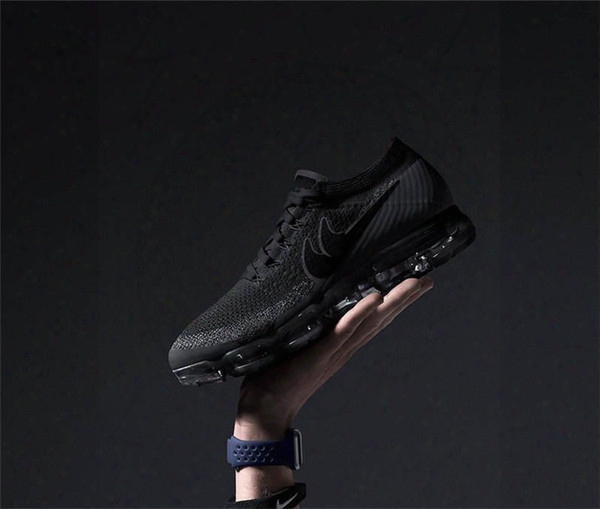 218 New Vapormax Men Running Shoes For Men Sneakers Knitting Fashion Outdoor Trainers Athletic Sport Shoe Full Palm Air Cushion