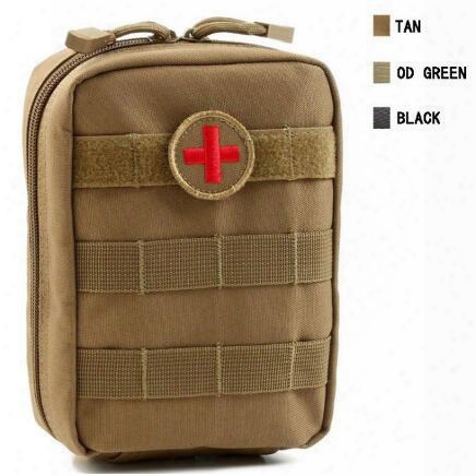 4 Colors Empty Bag For Emergency Bag Tactical Medical First Aid Kit Waist Pack Outdoor Camping Travel Tactical Molle Pouch Cca7342 20pcs