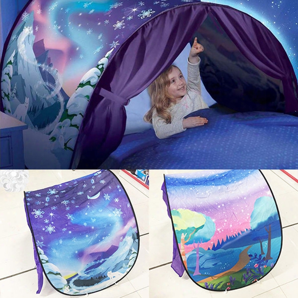 5 Colors Outdoor Dream Tents Winter Wonderland Foldable Bed Tents Camping Hiking Christmas Gifts Dream Star Tent Without Lights C2984