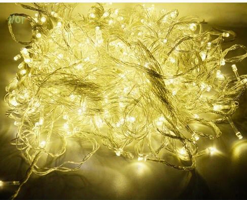 50 Meters 400 Led String Lighting Fairy Christmas Light Outdoor Wedding Lights Waterproof Twinkle Decoration Eu Plug Tree Lights