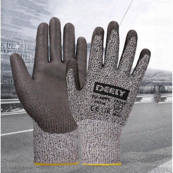 Anti-cuttnig Gloves Cut Resistant Gloves Level 5 Protection Food Grade En388 Certified Safety Gloves For Outdoor Fishing A256