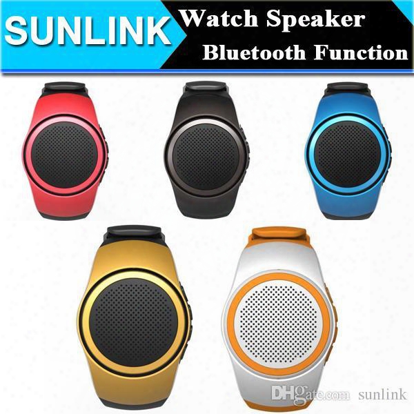 B20 Bluetooth Sport Speaker Sstylish Watch Design Portable Super Bass Outdoor Speakers Wrist Bracelete With Built-in Microphone Hands Free