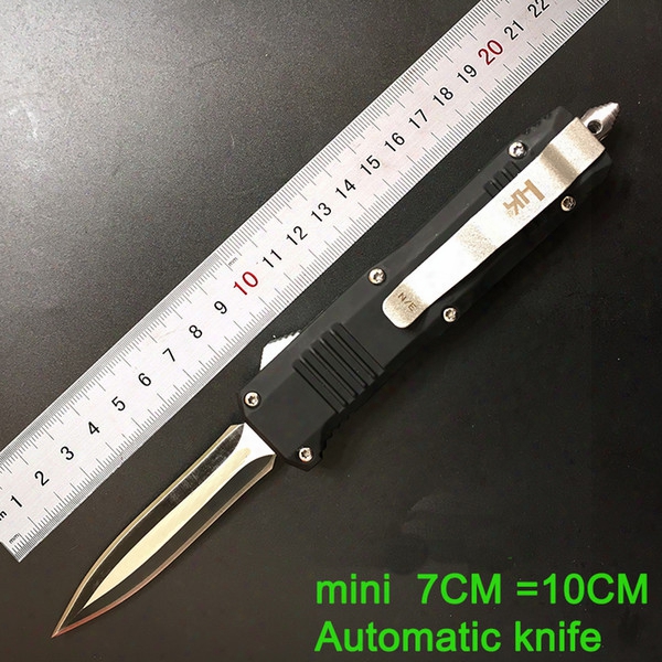 Bench Cutting Out Door Camping Survival Knife Multifunctional Automatic Knife Self-defense Acute Gift Collection Spring G10 Handle Knife