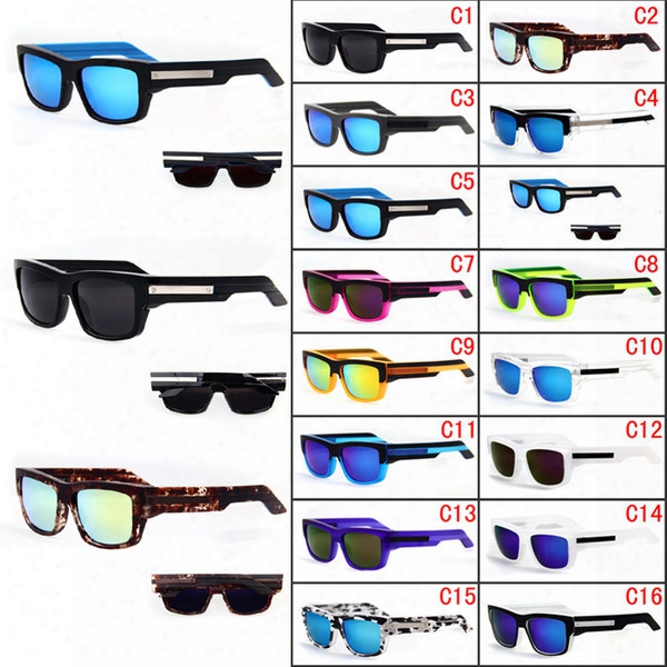 Brand Designdr Spied Tice Goggles Fashion Sports Sunglasses Multicolour Coating Lens Men Oculos De Sol Sun Glasses 15 Colors