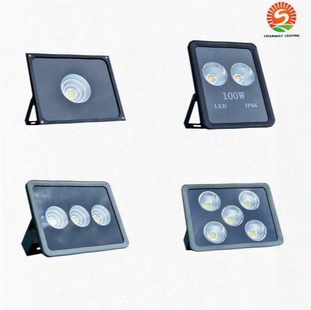 Cob Led Floodlights Waterproof Ip66 50w 100w 150w 200w 250w 300w 400w 500w 600w Led Outdoor Flood Lights Led Landscape Lighting Ac 85-265v