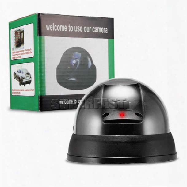 Dome Dummy Ir Camera Waterproof Outdoor Security Ccd Camera Fake Cctv Camera With Retail Package