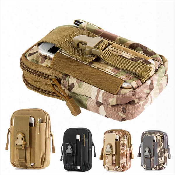 For Homtom Tactical Military Molle Hip Wallet Pocket Men Outdoor Sport Casual Waist Belt Phone Case Holster Army Camo Camouflage Sack