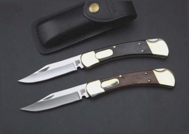 Free Shipping Buck 110 Knives Classic Folding Knife Outdoor Camping Survival Knife Edc Pocket Tools Gifts Xmas