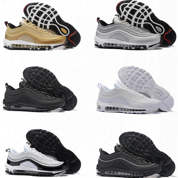 High Quality New Men Air Cushion 97 Breathable Low Running Shoes Cheap Massage 97s Flat Sneakers Sports Outdoor Shoes