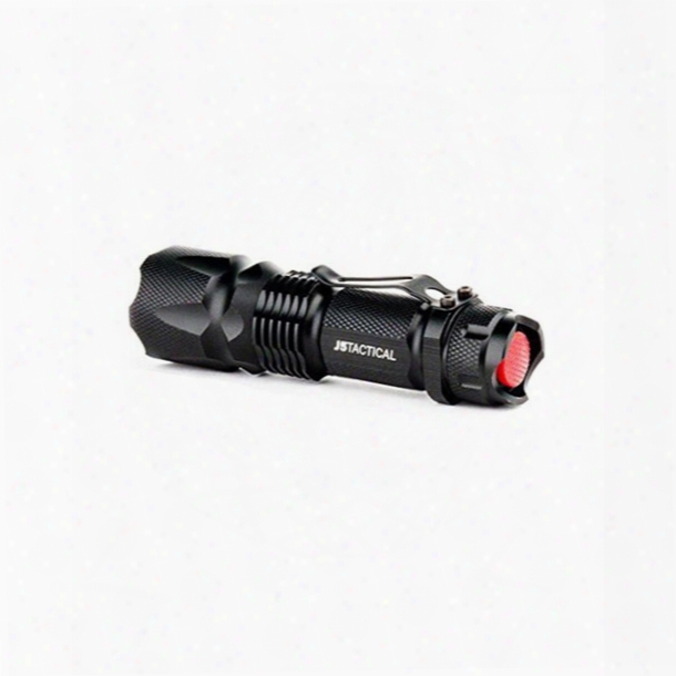 J5 Tactical V1-pro 300 Lumen Ultra Bright Flashlight Powered Led Torch With Bottom Click For Outdoor