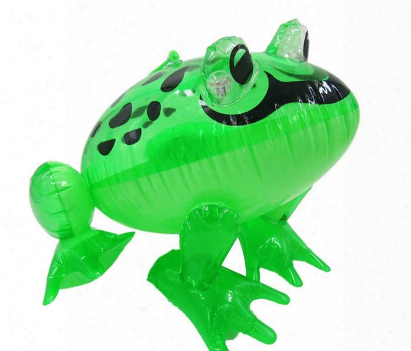 Led Inflatable Kids Toy Inflatable Animal Frog Outdoor Baby Swom Pool Toy 28x29x36cm Sizes Big Pvc Material Kids Toys Free Shipping
