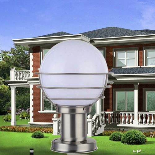 Led Outdoor Lighting Led Post Light Pillar Lights Street Garden Spotlights Villar Gate Lights Garden Led Lights Warm White Color Ce Rohs