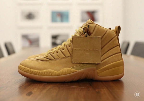 Men Public School Heats Up The Summer Air Retro Psny Wheat 12 Shoes Top Quality Airs 12s Sports Training Mens Shoes Sneakers Online