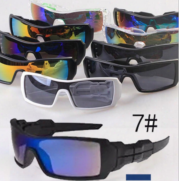 Moq=10pcs New Fashion Colorful Popular Wind Cycling Mirror Sport Outdoor Eyewear Goggles Sunglasses For Women Men Sunglasses Free Ship