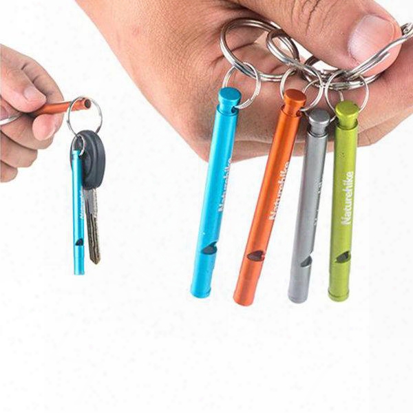 Naturehike Camping Emergency Whistle Outdoor Survival Aluminum Whistle Travel Edc Tool