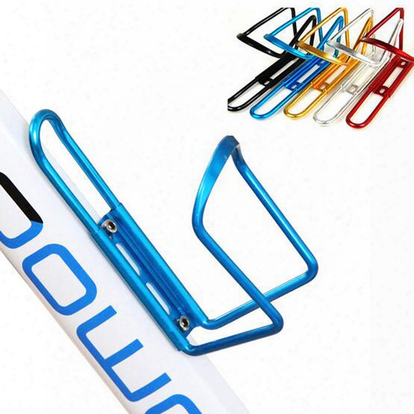 New Aluminum Alloy Bike Bicycle Water Bottle Holder Cages Rack Outdoor Sports Accessories Strong Toughness Durable Cycling Equipment