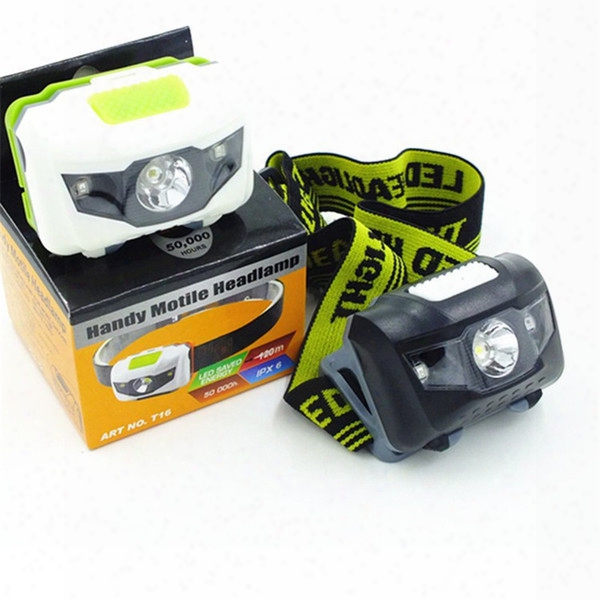 New Headlamp Flashlights 4 Modes Led Head Lamp Headlight 3 * Aaa Energy Saving Light For Outdoor Lighting Hiking