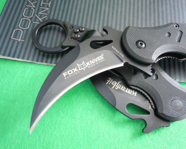Oem Fox Claw Karambit G10 Handle Folding Knife Survival Outdoor Gear Pocket Knife Hunting Knife Free Shipping Trainer And Sharp Are Avaiable