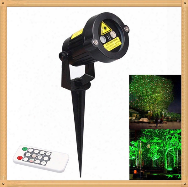 Outdoor Waterproof Garden Lighting Laser Tree Landscape Projector Green & Red Garden With 10 Feet Cable Christmas Lights For Yard Path Leg_9