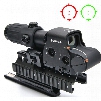 Outdoor Hunting 558+33 Holographic Red Green Dot Sight Rifle Scope For 20mm Weaver Rail Mounts Tan And Black Color