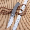 YX-650 Original Free Shipping Sand Blasting Non-slip Gray Titanium Handle Folding knife D-2 Blade Hunting Outdoor Survival Pocket Knife