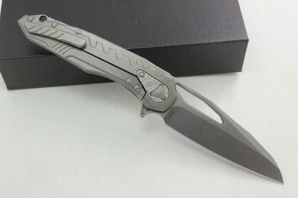 Samier Knives High Quality Tony Mwrfione Custom Sigil Folding Knife S35vn Blade Tc4 Titanium Handle Tactical Knives Survival Outdoor Tools