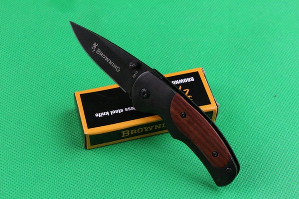 Special Offer Brown Ning Fa15 Pocket Folding Knife Outdoor Camping Hiking Small Folding Knife Knives With Original Paper Box Pack