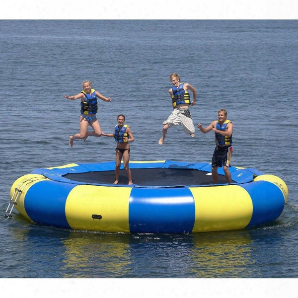 (specialty Store ) Water Trampoline 0.6mm Pvc Inflatable Trampoline Or Inflatable Bouncer Outdoor Game Summer Water Toy Water Park