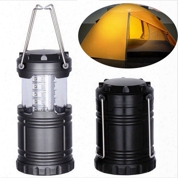 Ultra Bright Collapsible 30 Led Light Weight Camping Tent Lanterns Light Emergencies Hurricanes For Hiking Fishing Led Flashlight