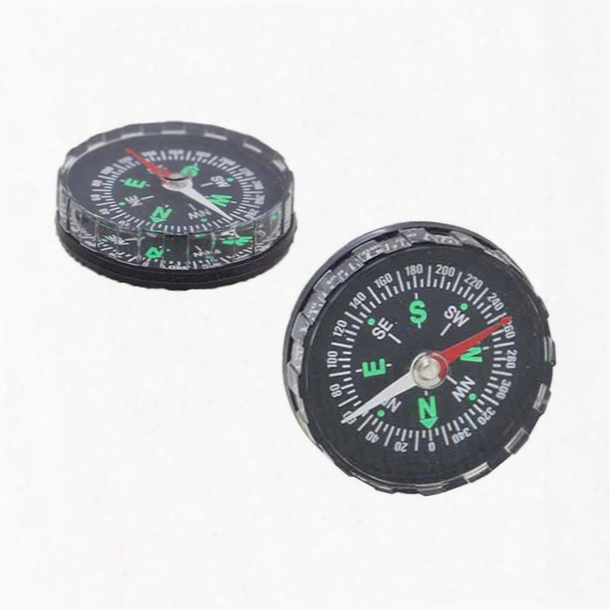 Wholesale-2016 Mini Pocket Liquid Filled Button Compass For Hiking Camping Outdoor Nov21