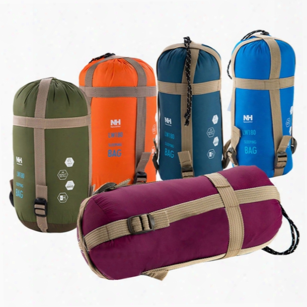 Wholesale-nature Hike Mini Ultralight Multifuntion Portable Outdoor Envelope Sleeping Bag Travel Bag Hiking Camping Equipment 700g 5colors