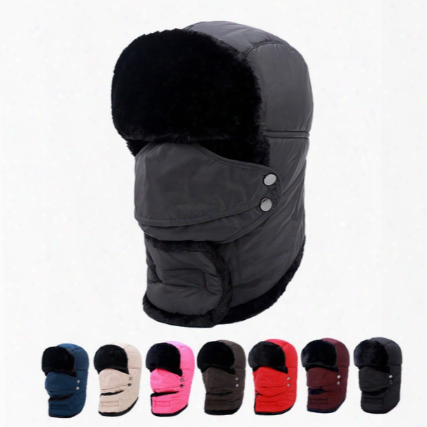 Winter Mask Outdoor Thermal Warm Balaclava Hats Hood Skiing Cap Fleece Ski Bike Scarf Wind Stopper Ski Mask Hats Caps Mk115