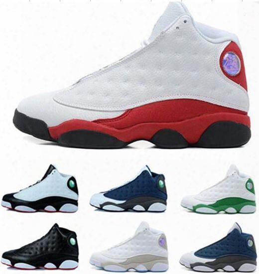 2016 New Retro 13 Xiii Basketball Shoes For Men Athletic Sport Shoes Outdoor Sneakers Training Shoes Us5-6-7-8-9-10-11-12-14 Free Shipping