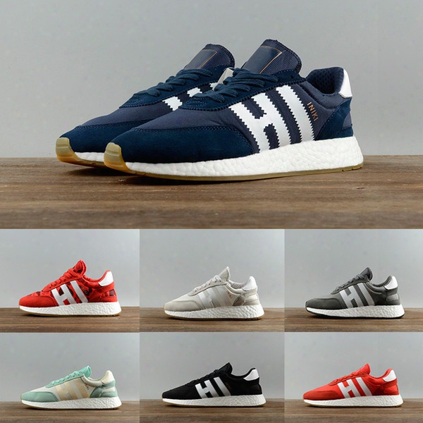 2017 New Original Iniki Ru Nner Boost Outdoor Casual Shoes Grey-core Blue Purple Black Blue Red Camo Beige Sneakers Men Womens Shoes 36-44